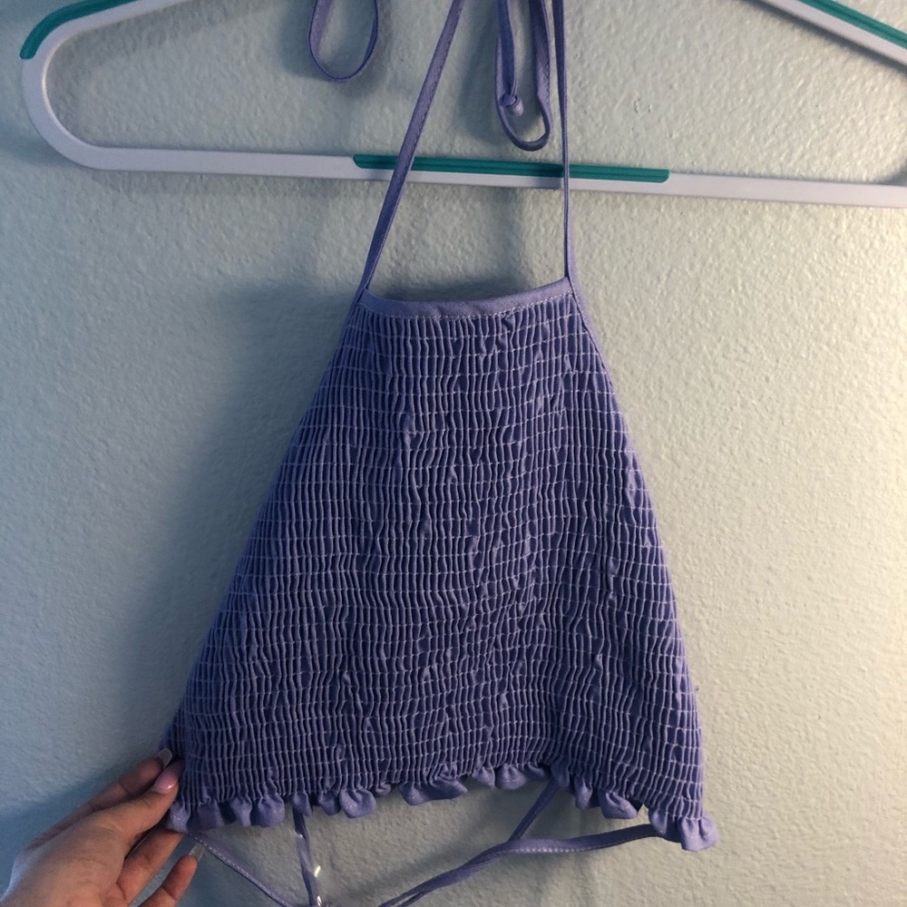 Purple halter top!